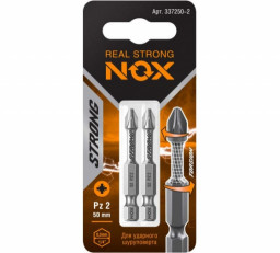 Бита torsion Pz2-50 E6.3, 2 шт карта STRONG