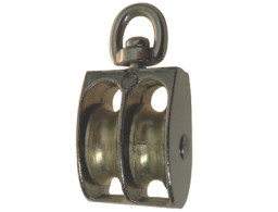 Блок D-1/2" двойной металл никель