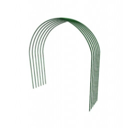 Дуги Парниковые 0,75 х 0,9 х 6 шт 2 м труба металл в ПВХ d=10 мм Урожайная сотка