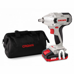 Гайковерт ударный аккумуляторный бесщеточный CROWN 20V Li/2*2,0 1/2 коробка