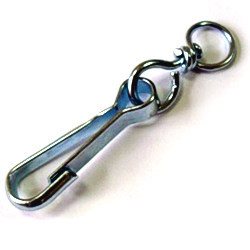 Карабин D-30 мм с вертлюгом, ( тип А )