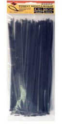 Хомут пластиковый 4.8Х400 черный Энкор (100 шт)