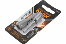 Ключ-насадка магн 10,8х48мм, 2 шт карта NUT SETTER