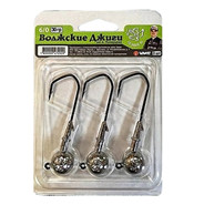 Комплект "Волжские Джиги от Питерцова" 6/0 45гр, 3шт в уп