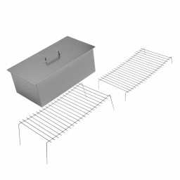 Коптильня двухъярусная большая 600 х 320 х 250 мм, 0.8 мм, с поддоном, Camping Palisad