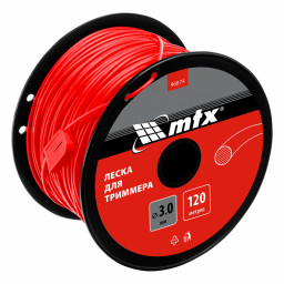 Леска для триммера круглая 3,0 мм х 120 м, на катушке MTX