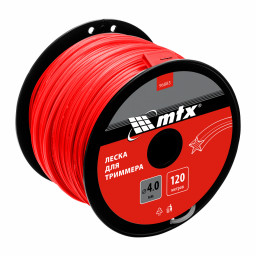 Леска для триммера звезда 4,0 мм х 120 м, на катушке MTX