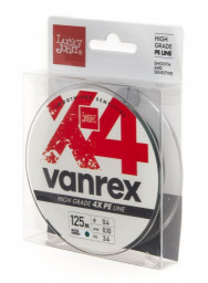 Леска плетеная LUCKY JOHN Vanrex х4 BRAID Moss Green 125/010