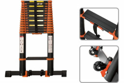 Лестница телескопическая 1-секц 11 ступ BLACK LINE STARTUL