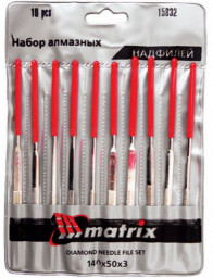 Набор надфилей MATRIX 140мм 10 шт