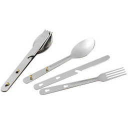 Набор столовых приборов СЛЕДОПЫТ нерж ( ложка, вилка, нож)/100