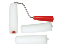 Набор: валик ПОРОЛОН с ручкой + 2 шубки, 65 мм, D валика - 50 мм Россия