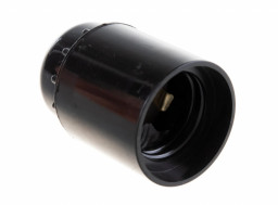 Патрон ЭРА Е27 подвесной черный