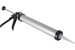 Пистолет для герметика алюминиевый закрытый 600мл ВИХРЬ