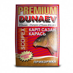 Прикормка "DUNAEV-PREMIUM" 1 кг Карп-Сазан Шоколад