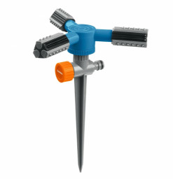 Распылитель GRINDA RR-P 75 м 2 полив 3 сопла на пике ударопрочный пластик круговой PROLine