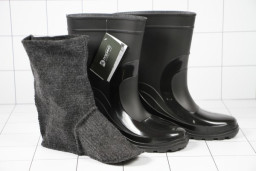 Сапоги мужские с утеплителем черные 30см