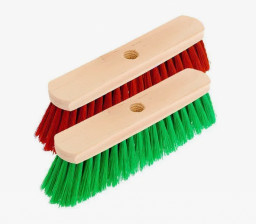 Щетка для подметания деревянная 27,5х5 см 5-ти рядная отверстие с резьбой №51