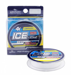 Шнур плетеный Namazu Ice-Stra 4Х, L-30 м, d-0,12 мм, test-8,2 кг, белый