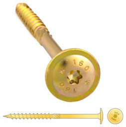 Шуруп 10*180 самонарезающий для дерева, прессшайба