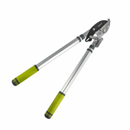 Сучкорез 650-950 мм с наковальней храповым механизмом и  телескопическими алюм ручками OLOV