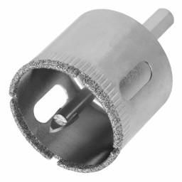 Сверло по керамической плитке и стеклу, 35 х 55 мм, шестигранный хвостовик, с центрующим сверлом Сибртех