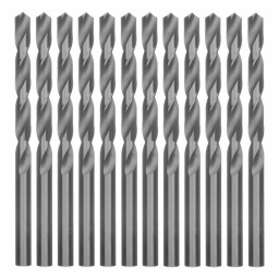 Сверло по металлу, 7 мм, полированное, HSS, 10 шт, цилиндрический хвостовик Matrix