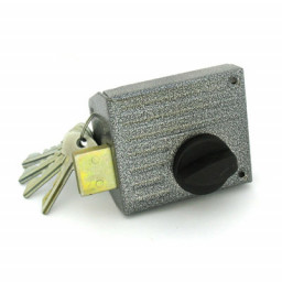 Замок накладной ЗЕНИТ Д-град ЗН1-2.1 серебро