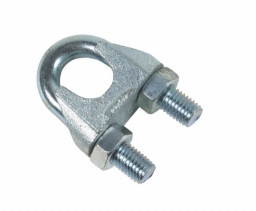 Зажим D-14 мм для стальных канатов DIN 741