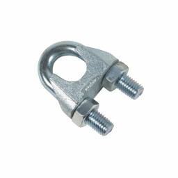 Зажим D-4 мм для стальных канатов DIN 741